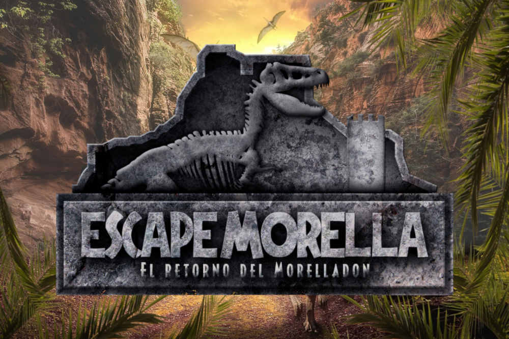 logotipo de escape morella, otro juego de la empresa