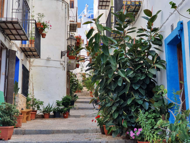 visitar las calles del casco antiguo de peñíscola es una experiencia totalmente mediterránea